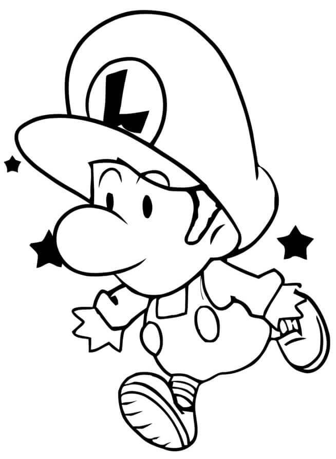 Baby Luigi Tegninger til Farvelægning