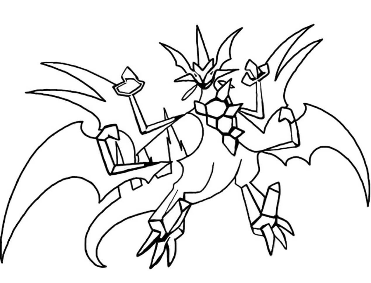 Cool Ultra Necrozma Tegninger til Farvelægning