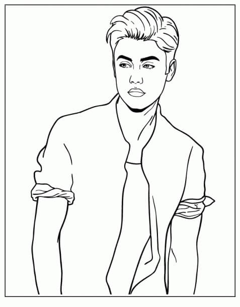 Dejlig Justin Bieber Tegninger til Farvelægning