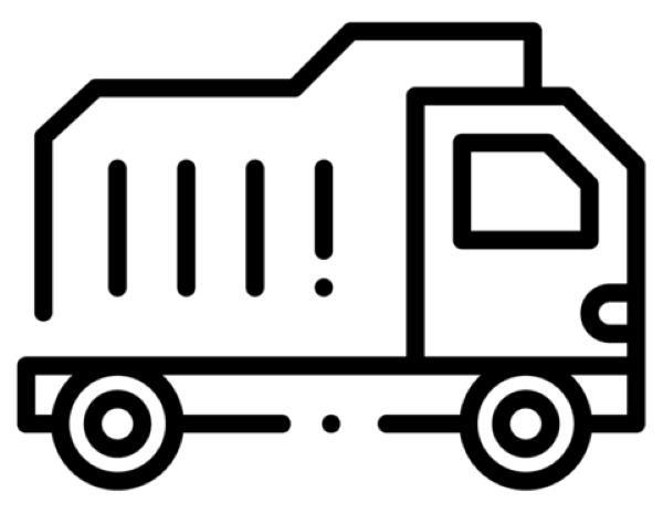 Dumper Lastbil Tegninger til Farvelægning