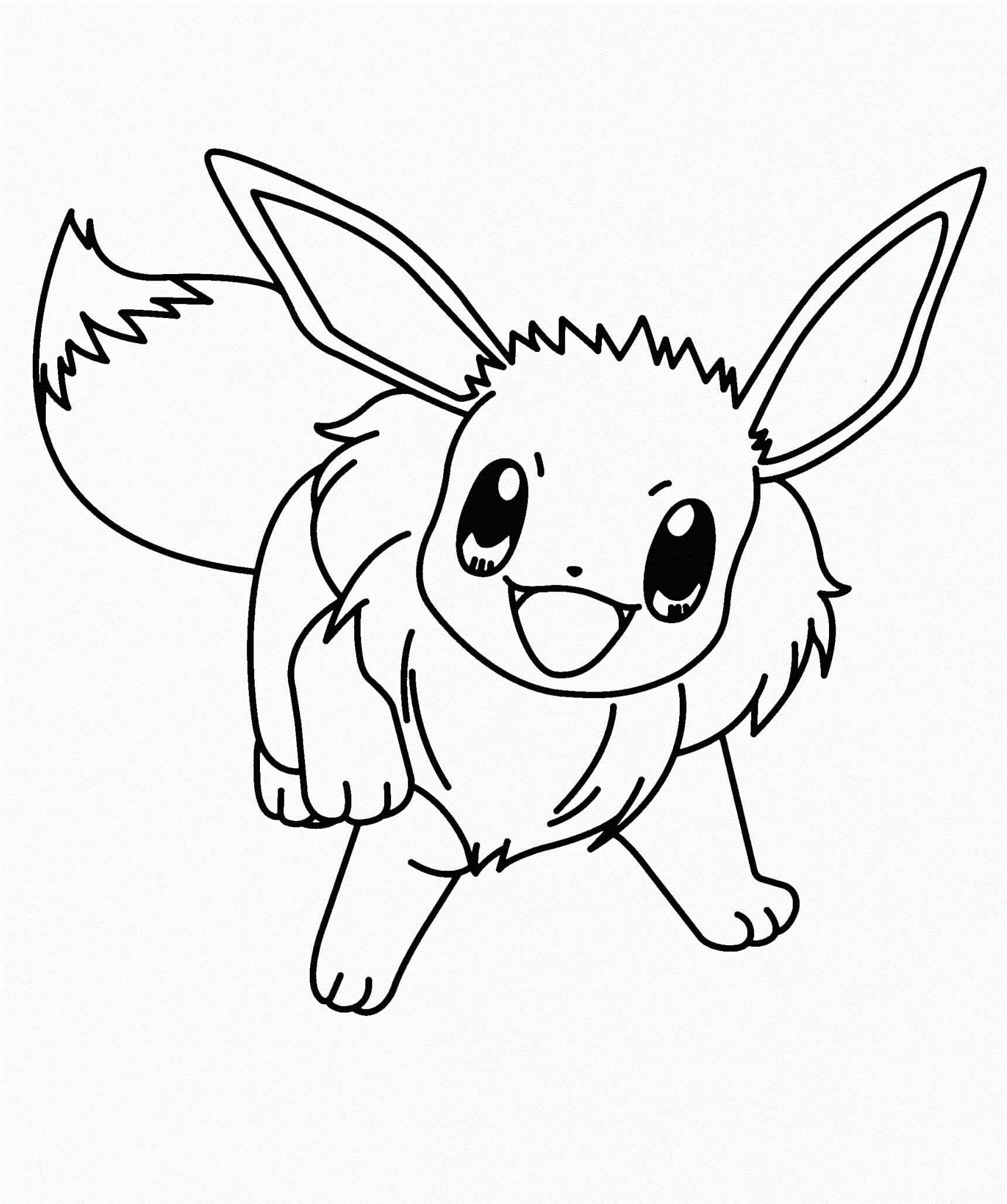 Eevee Wants To Play Tegninger til Farvelægning