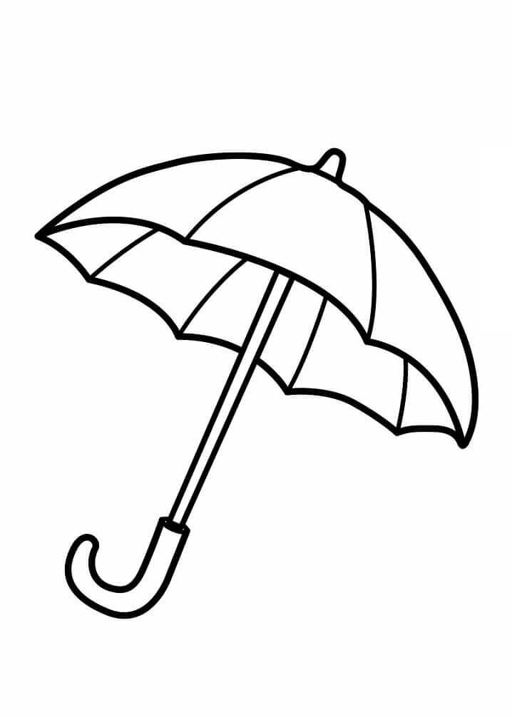 Fantastisk Paraply Tegninger til Farvelægning