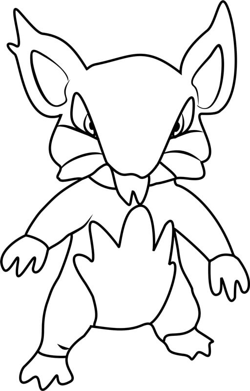 Fresh Alolan Rattata Tegninger til Farvelægning