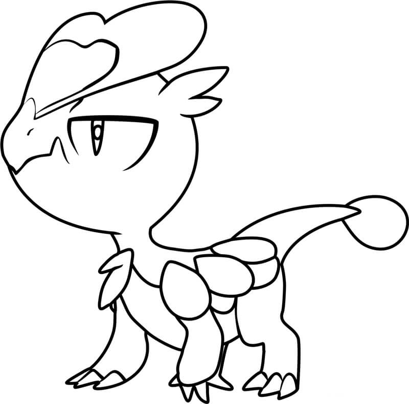 Jangmo o Pokemon Tegninger til Farvelægning