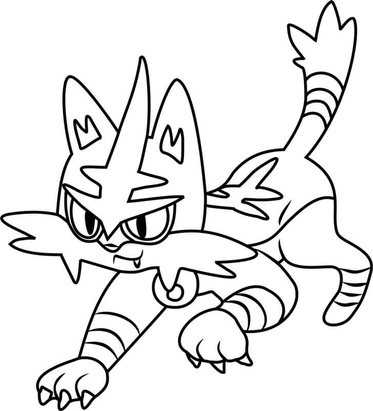 Moving Torracat Tegninger til Farvelægning
