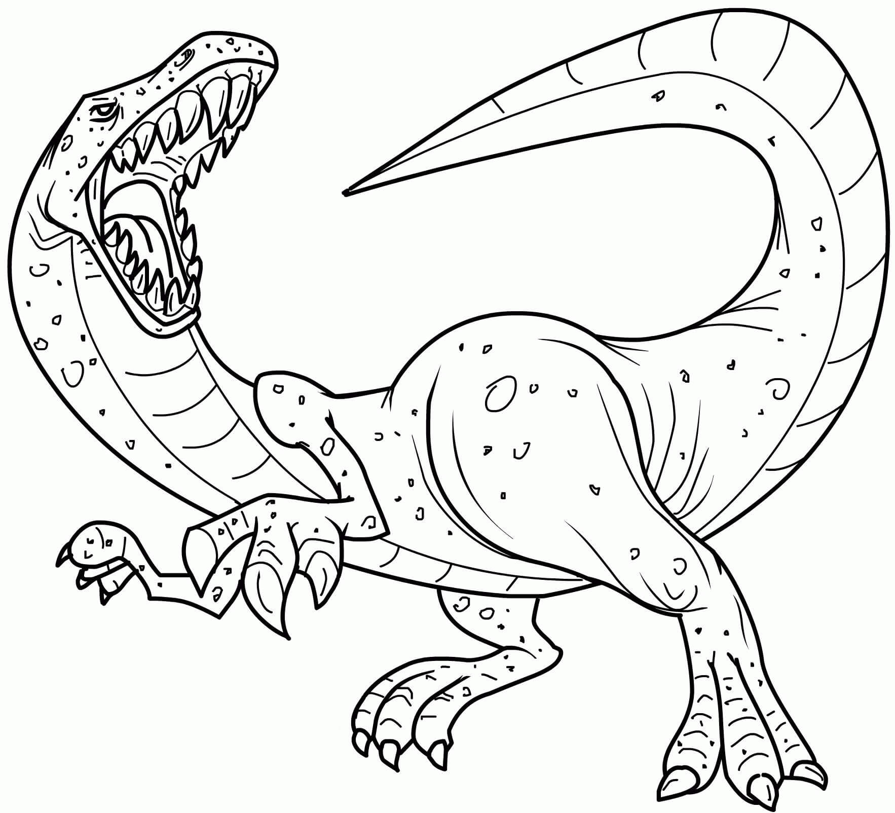 Normal Dinosaur Tegninger til Farvelægning