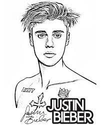 Perfekt Justin Bieber Tegninger til Farvelægning