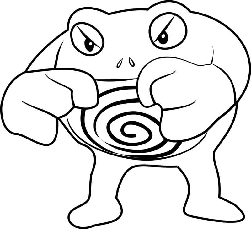 Pokemon Angry Policeman Tegninger til Farvelægning