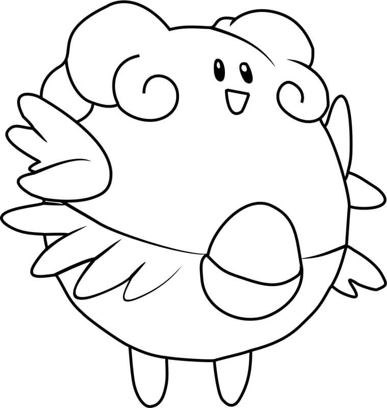 Pokemon Blissey Cute Tegninger til Farvelægning
