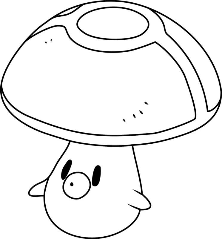 Pokemon Foongus Tegninger til Farvelægning