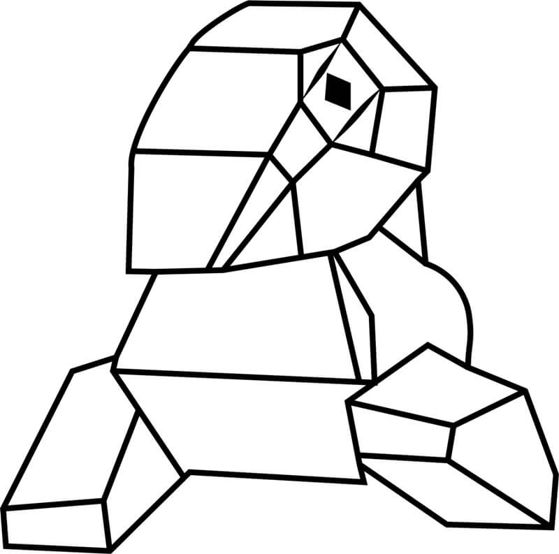 Pokemon Porygon Tegninger til Farvelægning