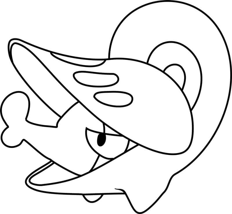 Pokemon Shelmet Tegninger til Farvelægning