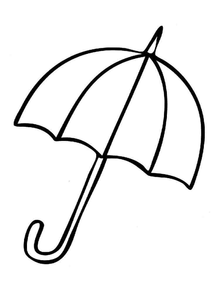 Tegneparaply Tegninger til Farvelægning