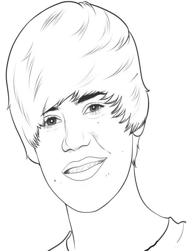 Tegner Justin Bieber Tegninger til Farvelægning