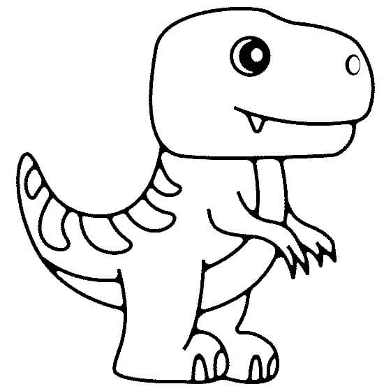 Tegning Dinosaur Tegninger til Farvelægning
