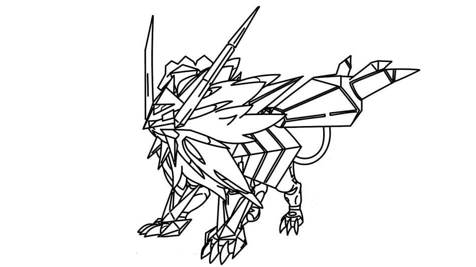 Twilight Mane Necrozma Tegninger til Farvelægning