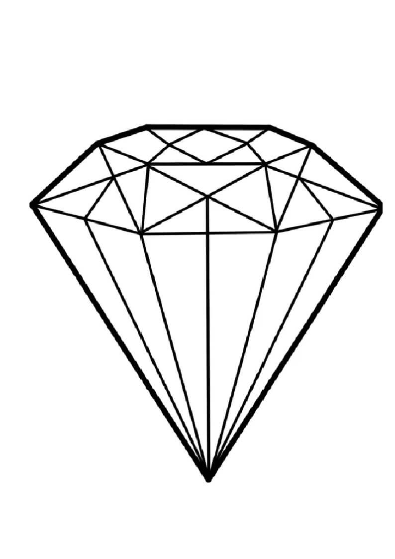 Fantastisk diamant Tegninger til Farvelægning
