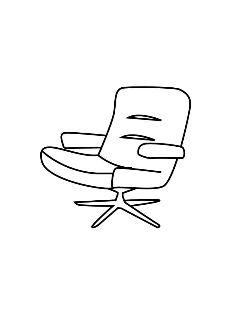 Perfekt stol Tegninger til Farvelægning
