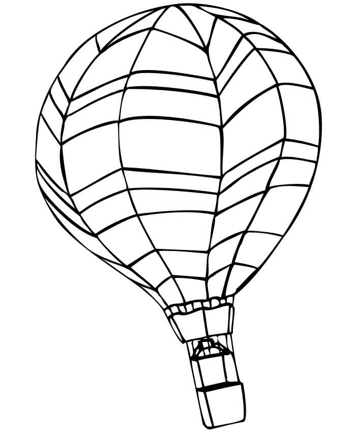 Perfekt Varmluftsballon Tegninger til Farvelægning