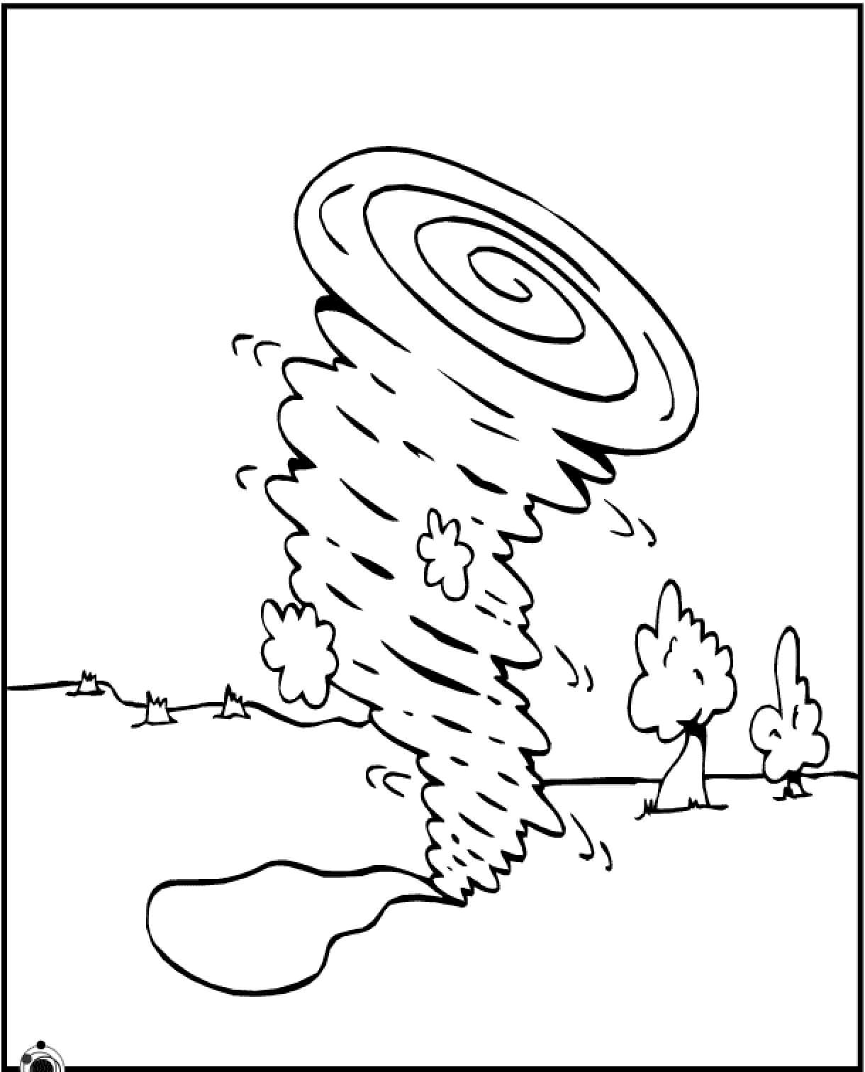 Tornado fantastisk Tegninger til Farvelægning