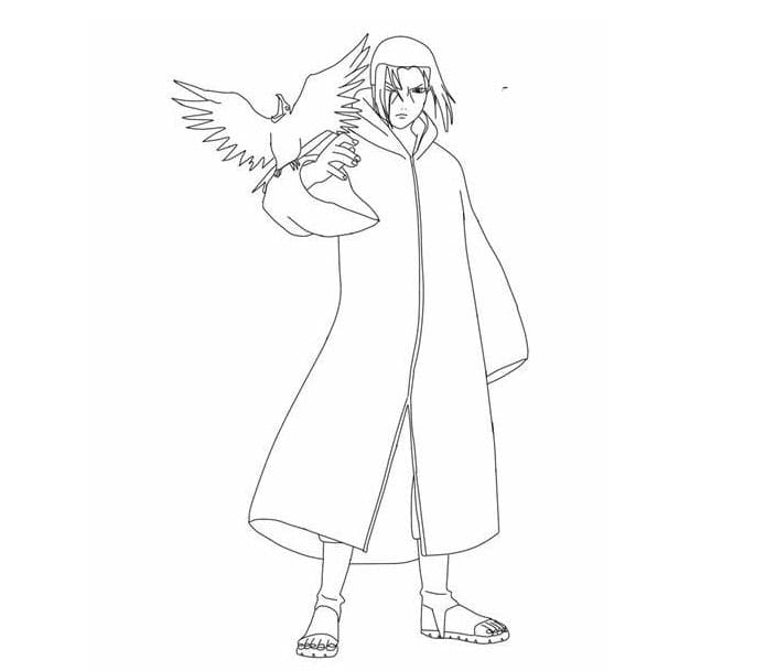 Cool Itachi Tegninger til Farvelægning
