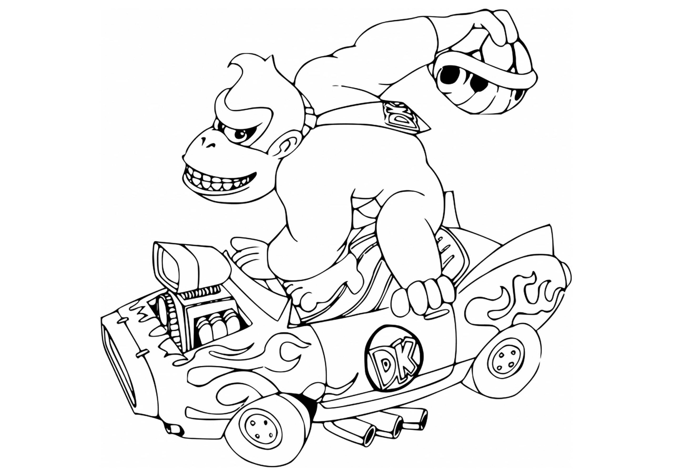 Free Mario Image Tegninger til Farvelægning