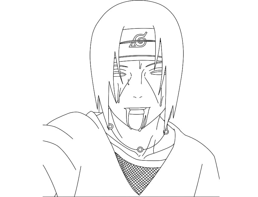 Itachi in Naruto Tegninger til Farvelægning