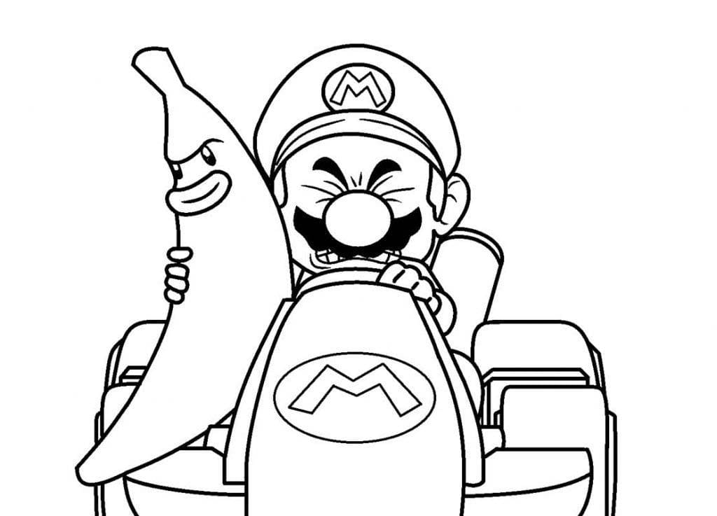 Mario Image Tegninger til Farvelægning