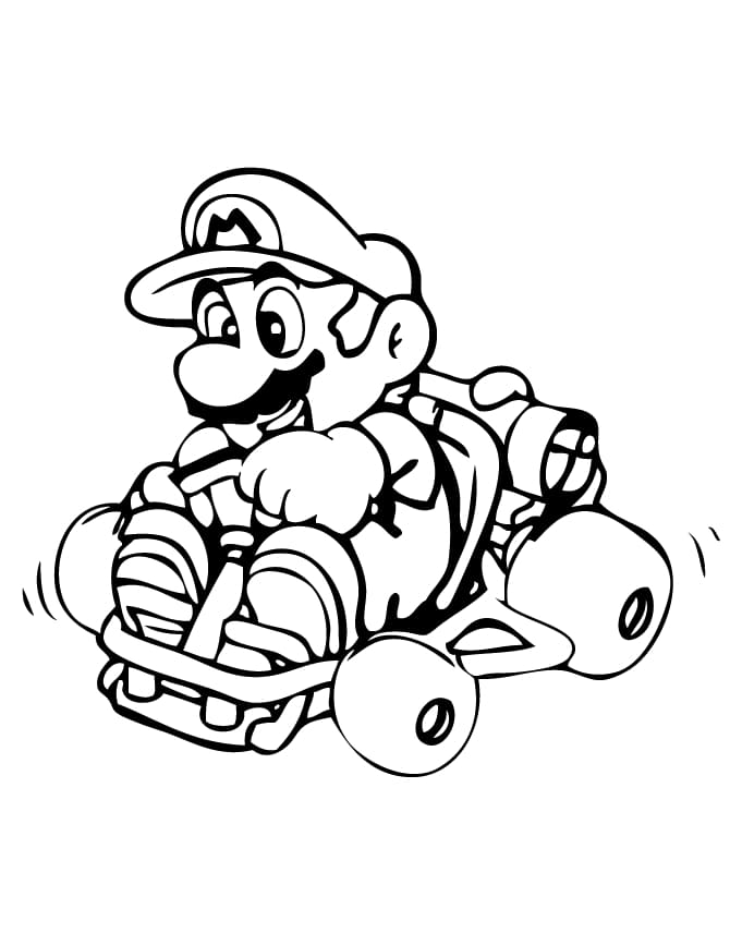 Mario Image HD Tegninger til Farvelægning