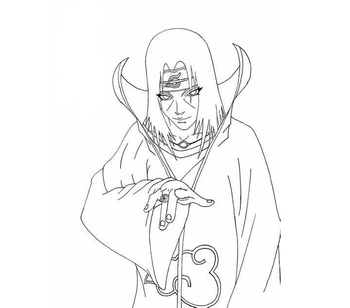 Old Itachi Tegninger til Farvelægning