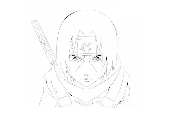 Young Itachi Tegninger til Farvelægning