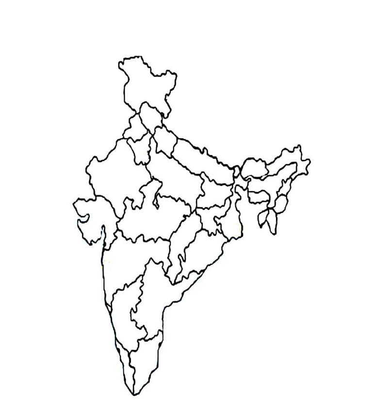 india-map-coloring-pages_5d64bbcfce0d4 Tegninger til Farvelægning