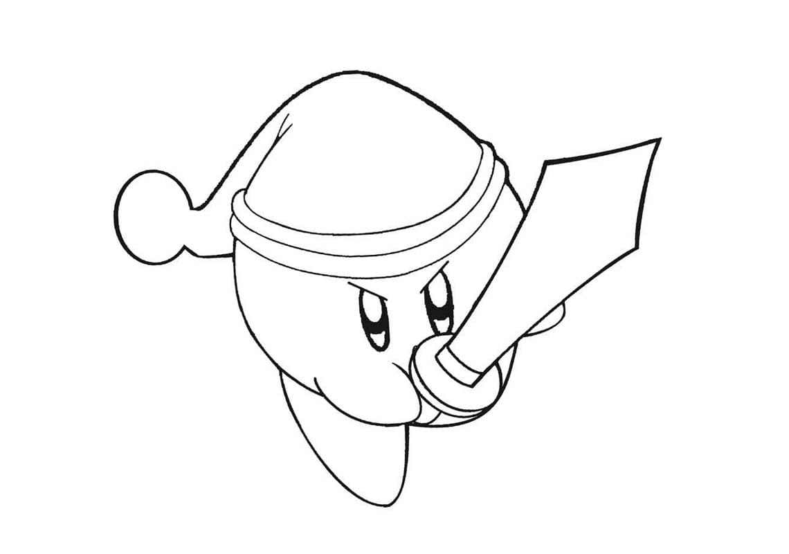 Kirby Tegninger til Farvelægning