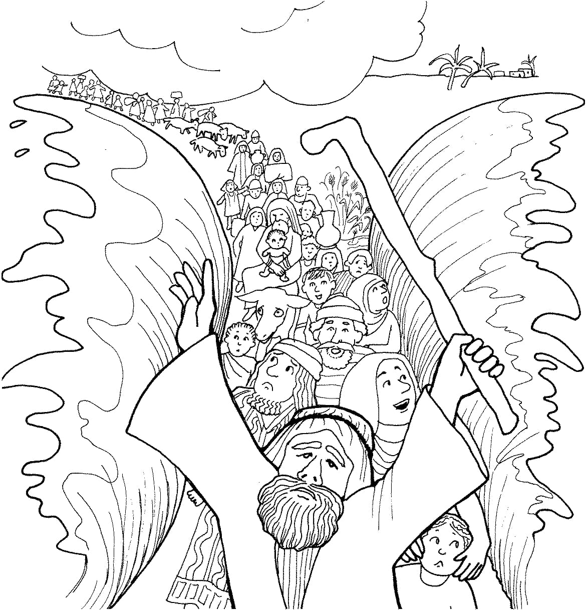 Moses Billede Hd Tegninger til Farvelægning
