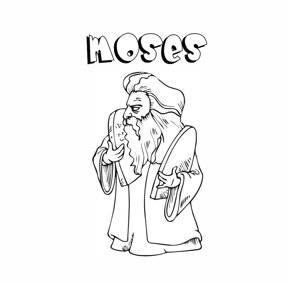 Søde Moses Tegninger til Farvelægning
