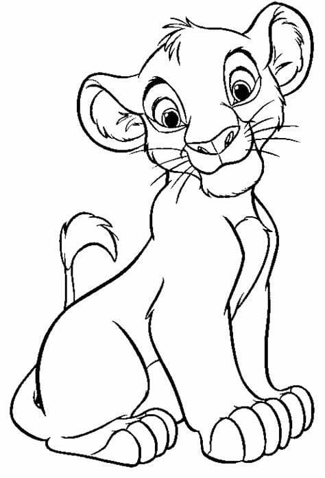 Simba Tegninger til Farvelægning