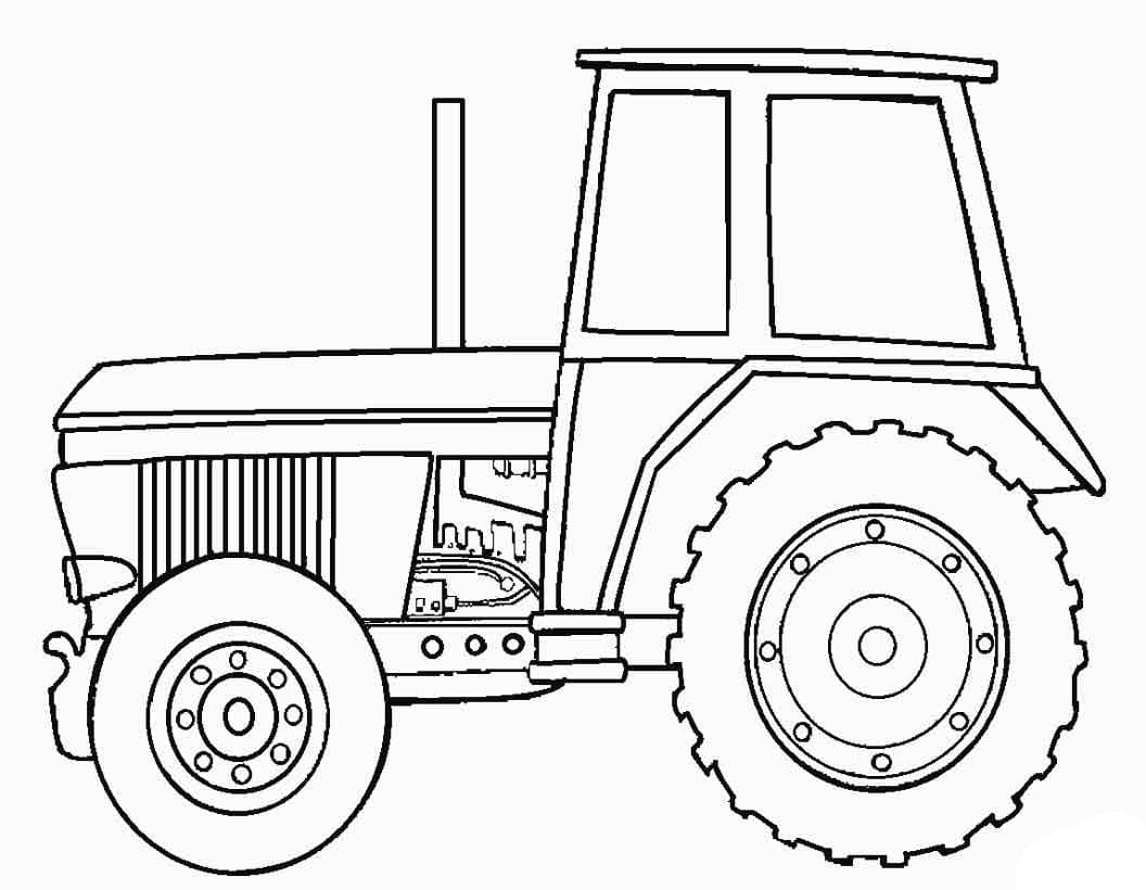 Gratis traktor oversigt Tegninger til Farvelægning