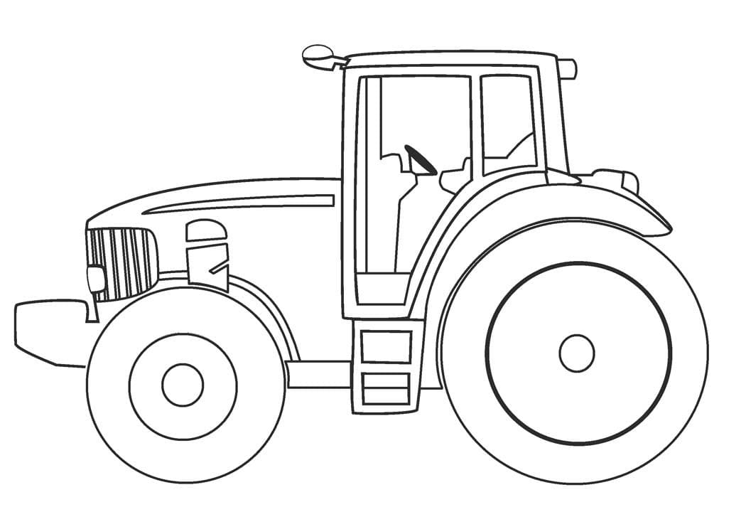 Printbar traktor Tegninger til Farvelægning