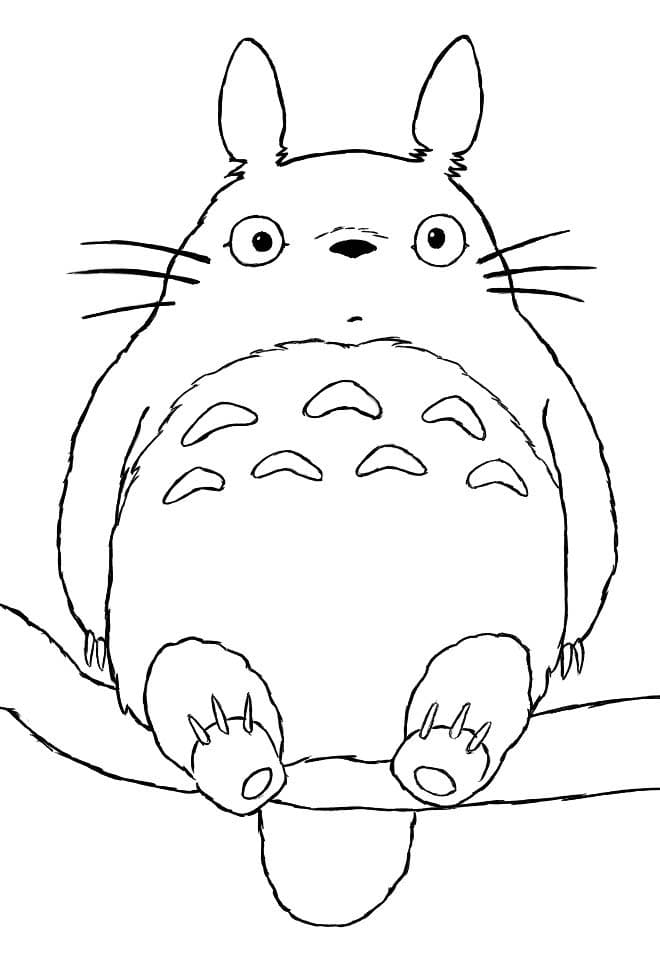 Totoro er interessant Tegninger til Farvelægning