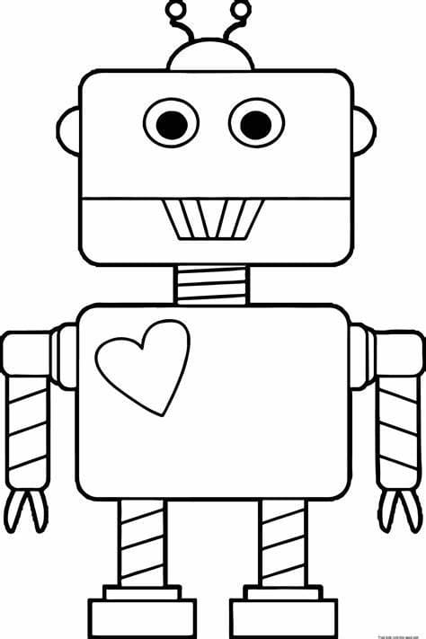 Udskriv Smart Robot Tegninger til Farvelægning