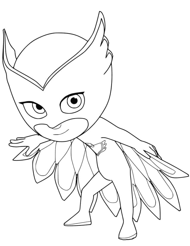 Owlette Tegninger til Farvelægning