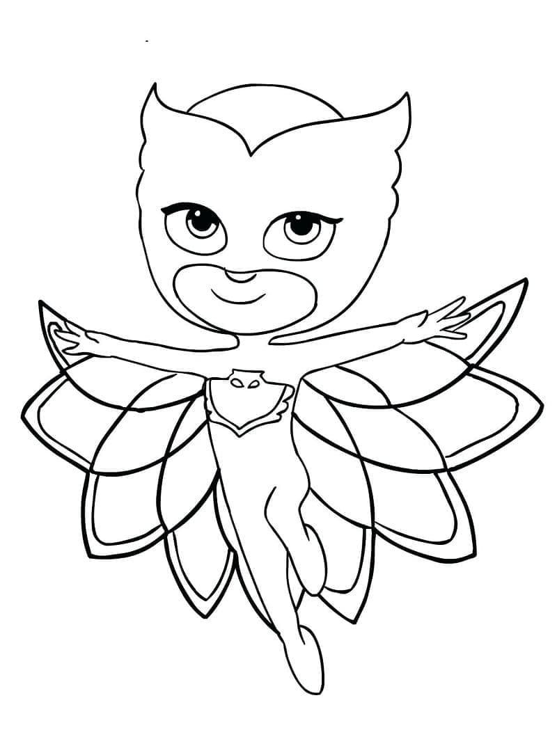Store Owlette Tegninger til Farvelægning