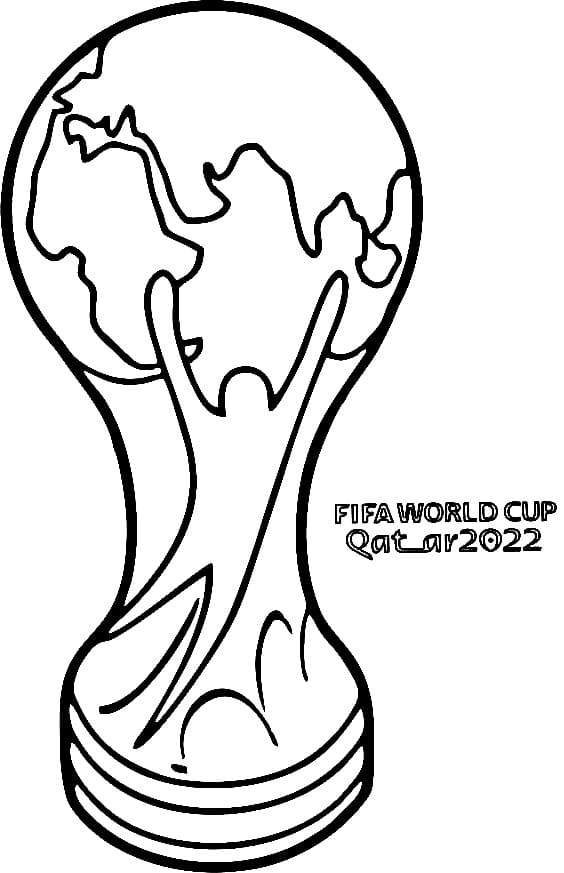 VM 2022 Tegninger til Farvelægning