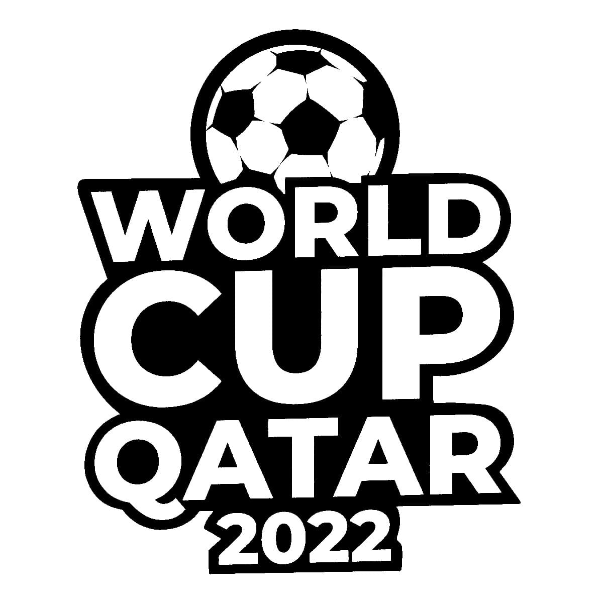 VM i Qatar 2022 Tegninger til Farvelægning