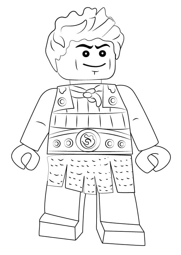 Ash Lego Ninjago Tegninger til Farvelægning