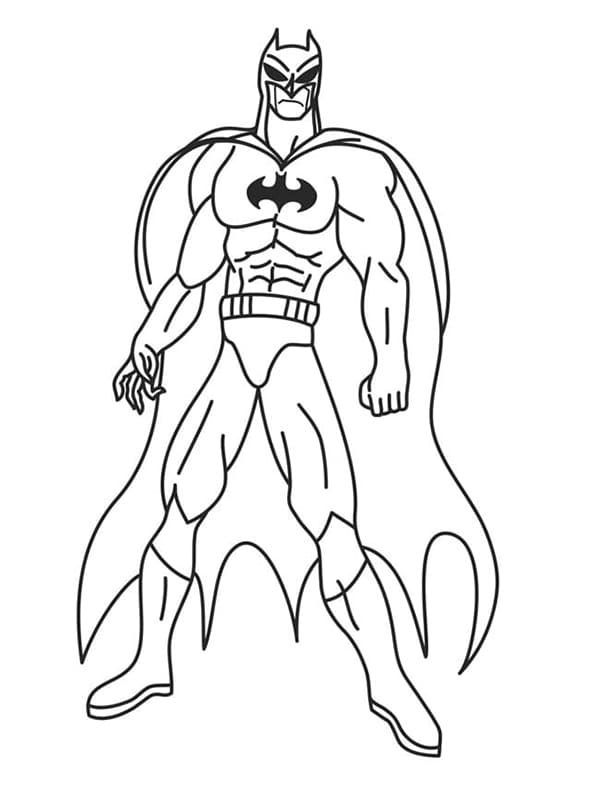 Batman For Børn Tegninger til Farvelægning