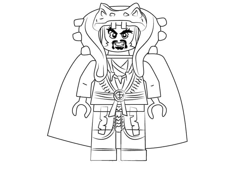 Chen Lego Ninjago Tegninger til Farvelægning