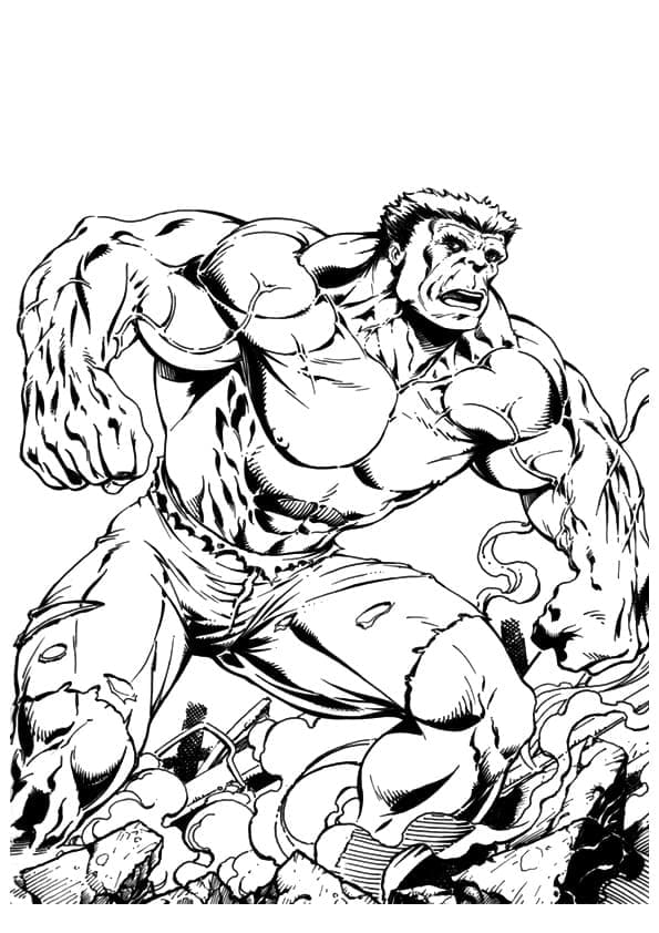 Dejlig Hulk Tegninger til Farvelægning