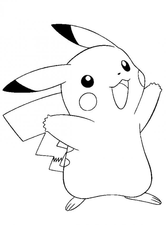 Dejlige Pikachu Tegninger til Farvelægning