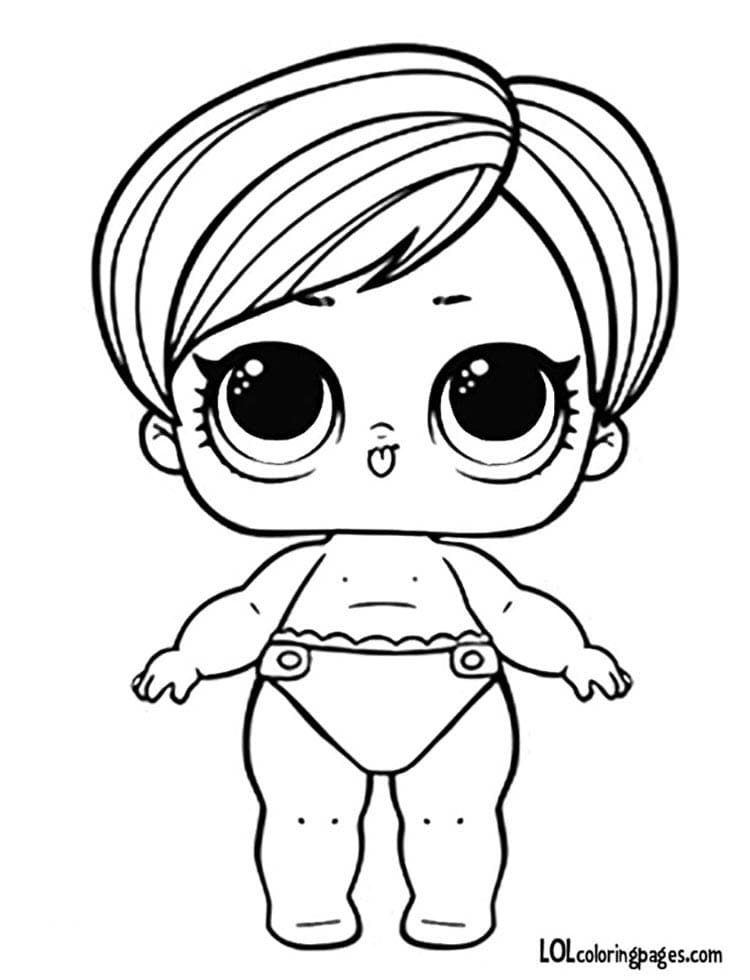 Den Store Lille Baby LOL Doll Tegninger til Farvelægning